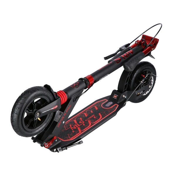 Skládací koloběžka NILS Extreme HM209T černá-červená 2