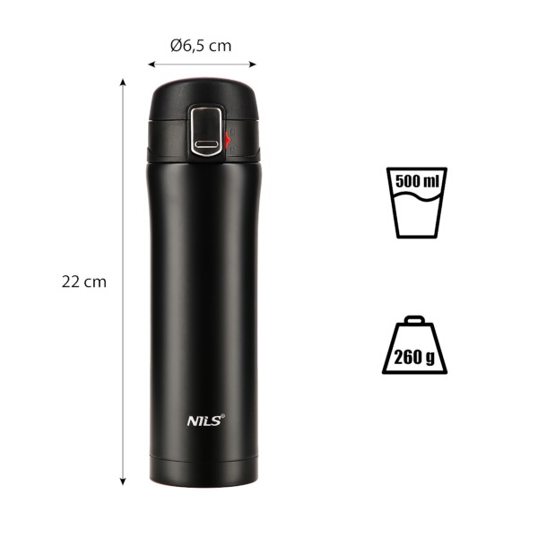 Termoska NILS Camp NCB10 černá 8