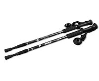 Trekové teleskopické hole NORDIC 65-135 cm černé