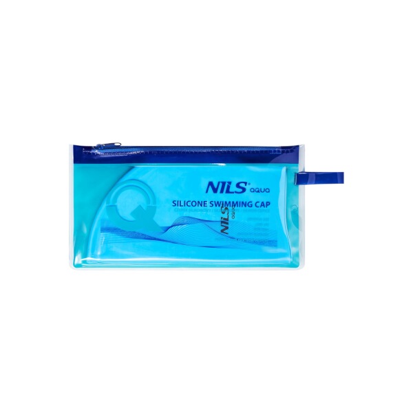 Silikonová čepice NILS Aqua NQC BL02 modrá 3