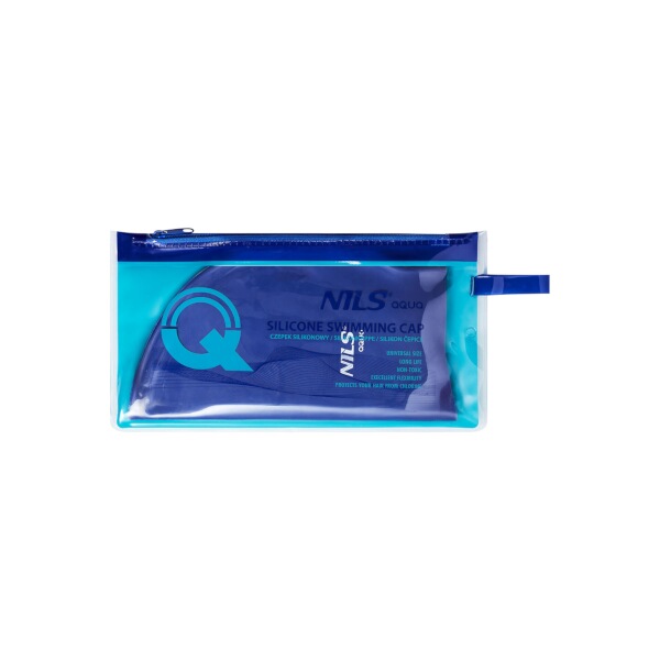 Silikonová čepice NILS Aqua NQC BL04 tmavěmodrá 3