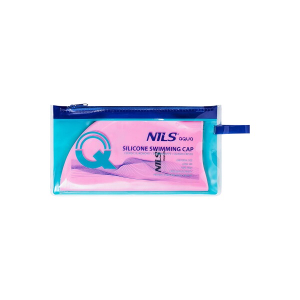 Silikonová čepice NILS Aqua NQC PK02 světlerůžová 3