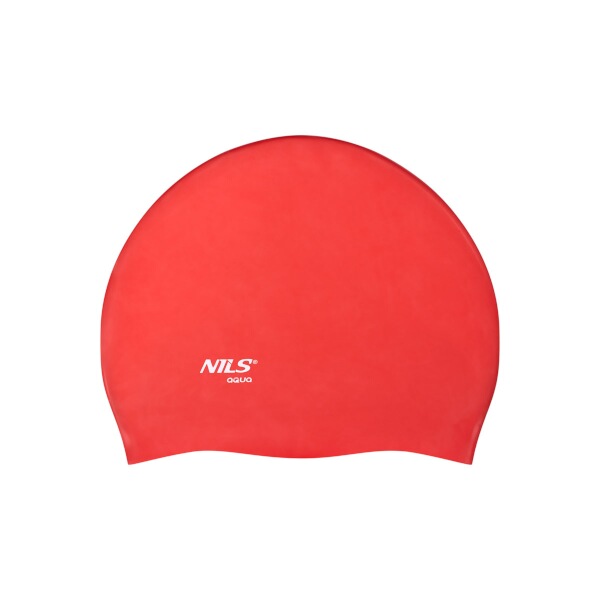 Silikonová čepice NILS Aqua NQC RD01 červená 2