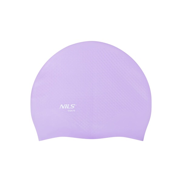 Silikonová čepice NILS Aqua NQC Dots fialová 2