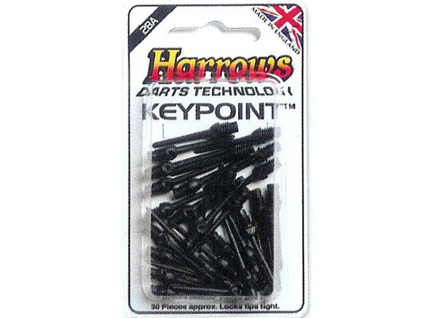 Náhradní hroty Harrows SOFT - 30 ks krátké - černé