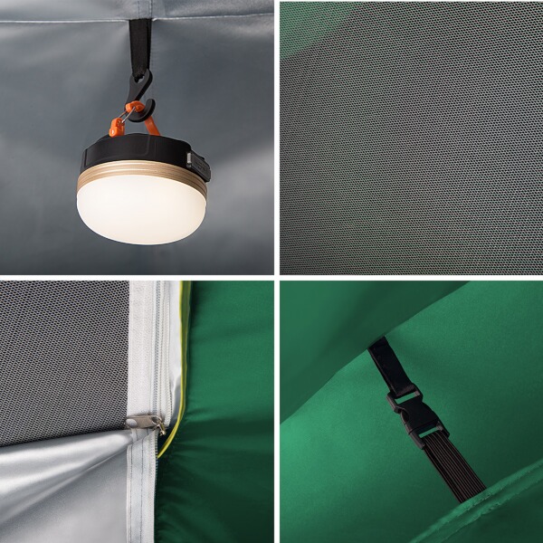 Automatický stan NILS Camp NC7819 2v1 zelený 6