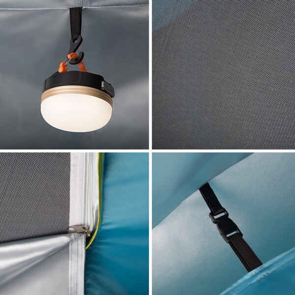 Automatický stan NILS Camp NC7819 2v1 modrý 6