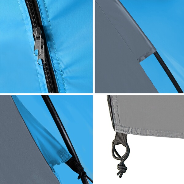 Rodinný stan NILS Camp NC6031 Highland modro-šedý 8