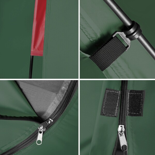 Turistický stan NILS Camp NC6013 Rocker zelený 7