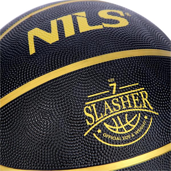 Basketbalový míč NILS NPK270 Slasher 7 černý 4
