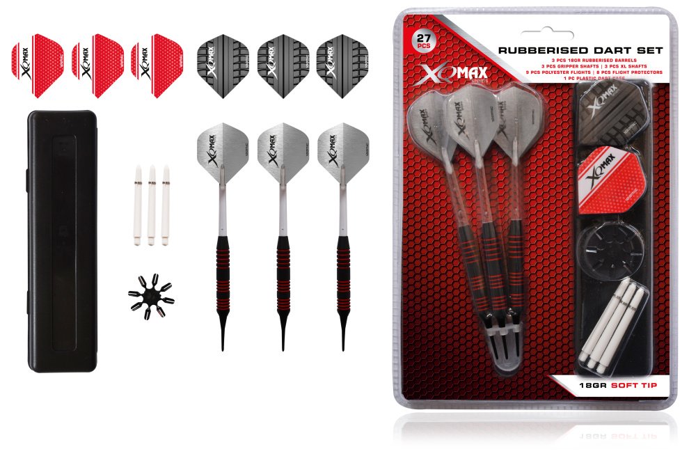 Sada XQMax SET šipky 18g soft + příslušenství