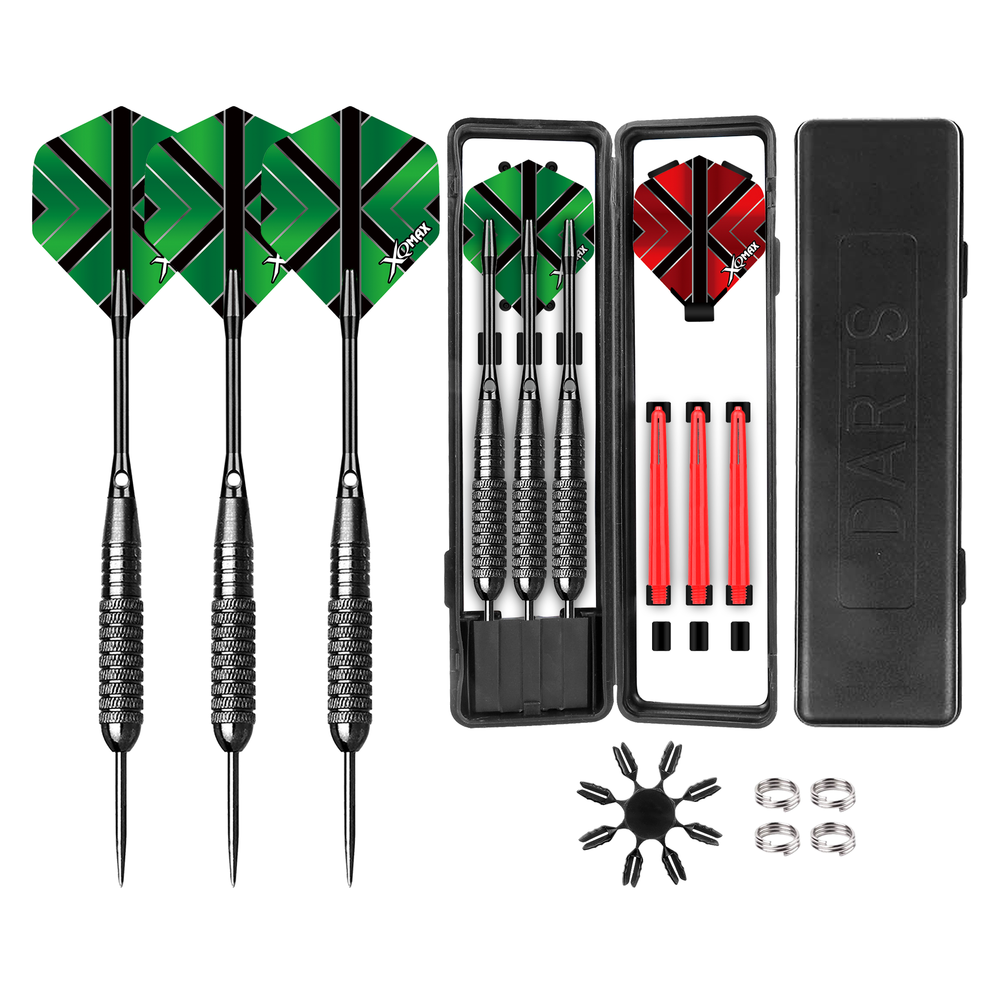 Sada XQMax SET šipky 22g Steel + příslušenství