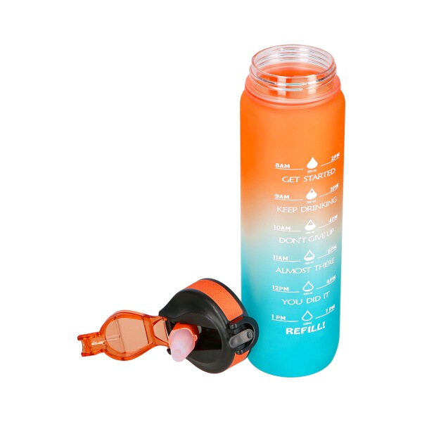 Tritanová láhev na pití NILS Camp NCD68 1000 ml oranžovo-modrá 4