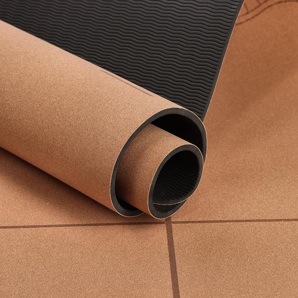 Korková podložka na jógu HMS YM11 9