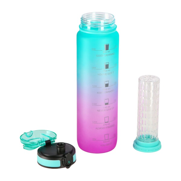 Tritanová láhev na pití NILS Camp NCD04 950 ml zeleno-růžová 3