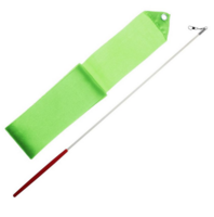 Gymnastická stuha 3m + tyčka junior - zelená Gymnastická stuha 3m + tyčka junior - zelená