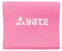 Gumový posilovací pás na aerobic Fitness Band 120 x 12 cm / 0,3 mm růžový