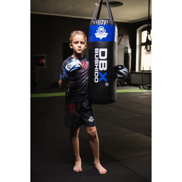 Boxovací pytel DBX BUSHIDO Kids80 80cm/30cm 15-20kg pro děti, modrý 5