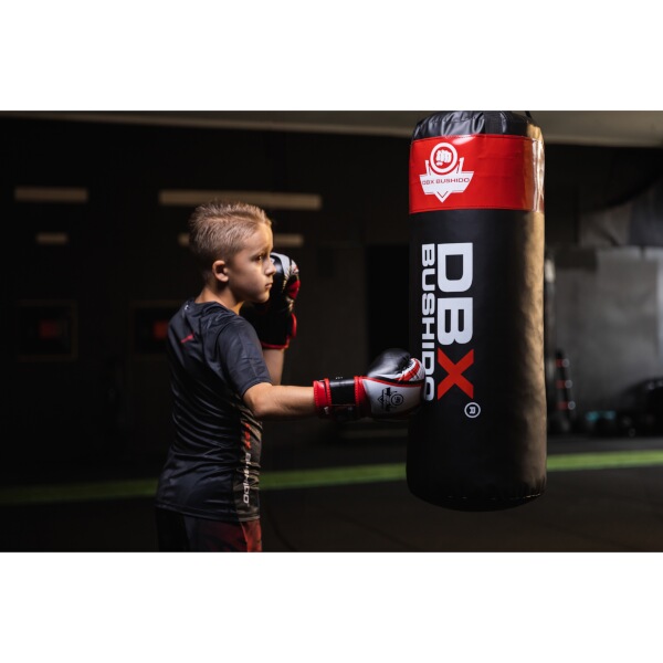 Boxovací pytel DBX BUSHIDO Kids80 80cm/30cm 15-20kg pro děti, červený 4