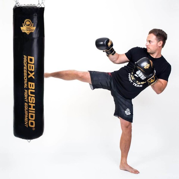 Boxovací pytel DBX BUSHIDO SBRX 130/30cm 60kg zlatý 9
