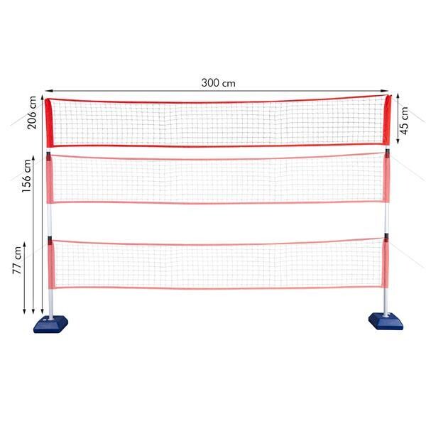 Sada na tenis, badminton a volejbal NILS NT0300 9