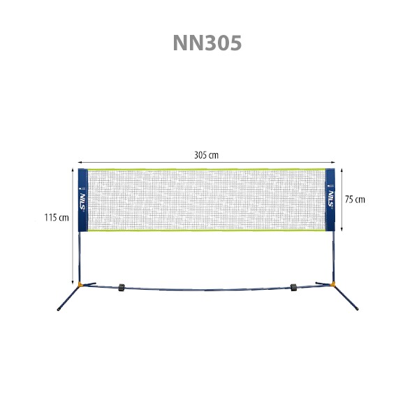 Skládací síť pro badminton NILS NN305 8