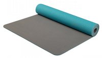 Yoga mat dvouvrstvá TPE modrá