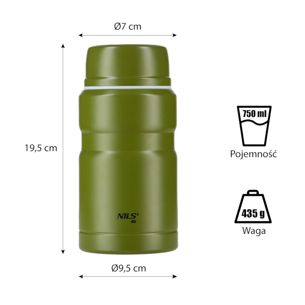 Termoska na jídlo NILS Camp NCT02 750 ml 9