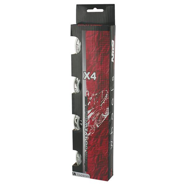 KOLEČKA NILS EXTREME PU 80x24 BÍLÉ (4KS) 2