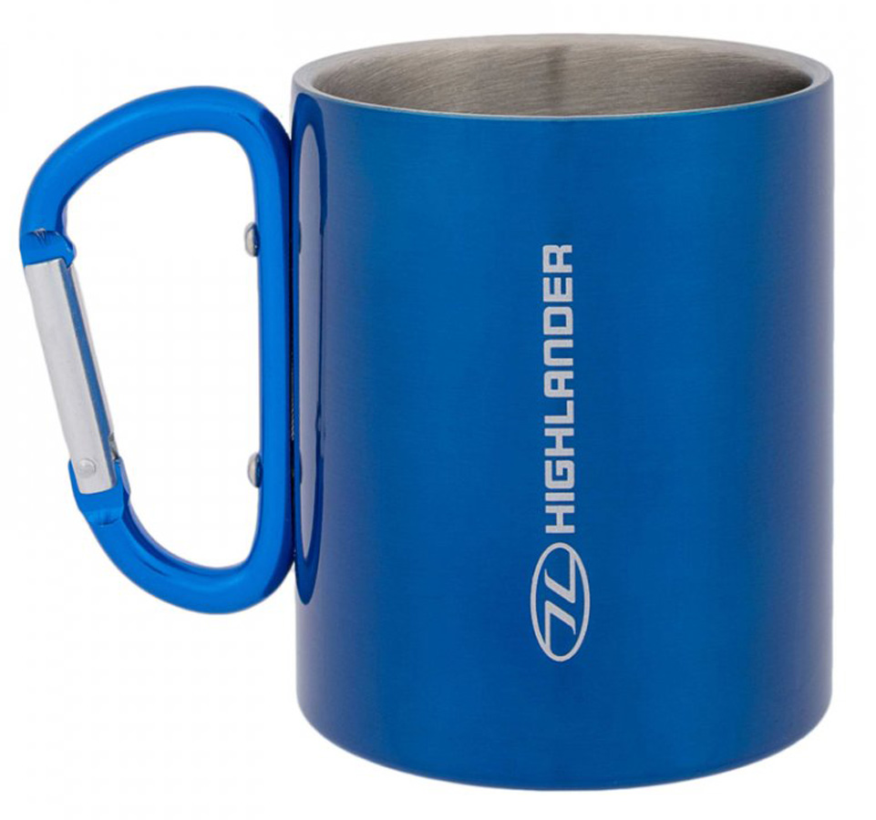 Highlander Hrnek s karabinou - modrý