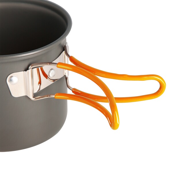 Kempingová sada 2 hrnců s příborem NILS Camp NC1704 3