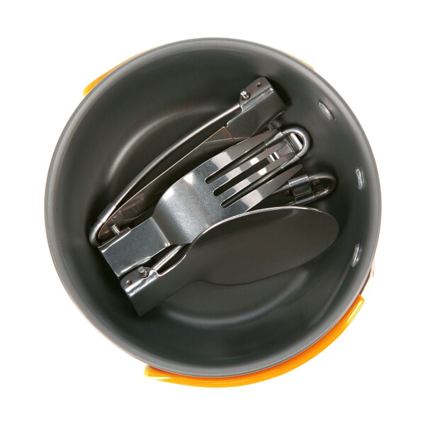 Kempingová sada 2 hrnců s příborem NILS Camp NC1704 6