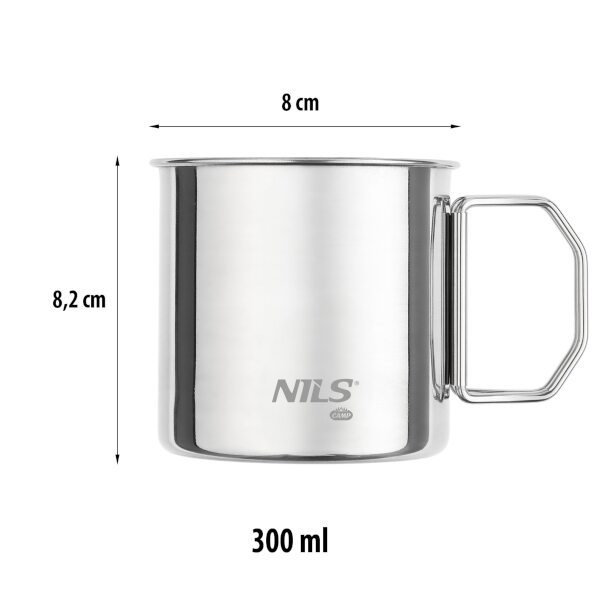 Kempingová sada 4 hrnků NILS Camp NC1762 6