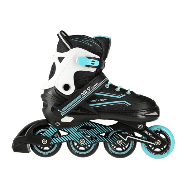 Kolečkové brusle NILS Extreme NA1169 tyrkysové 2