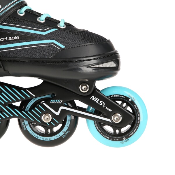 Kolečkové brusle NILS Extreme NA1169 tyrkysové 5