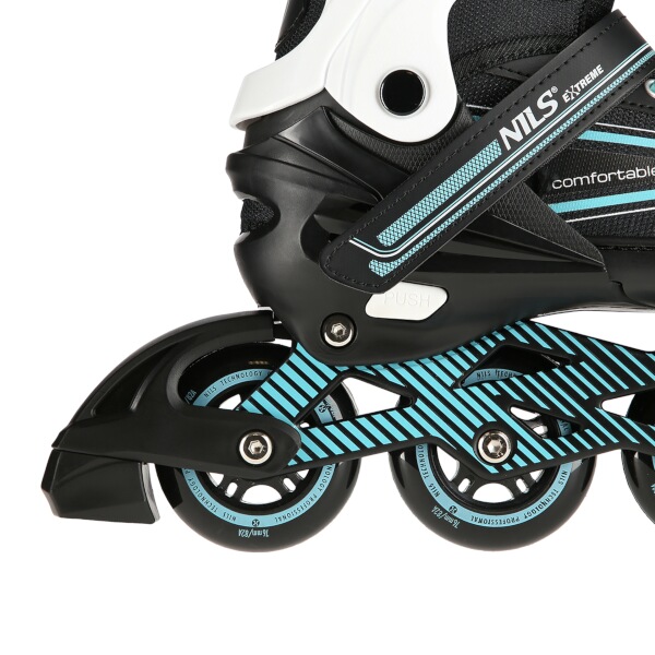 Kolečkové brusle NILS Extreme NA1169 tyrkysové 6