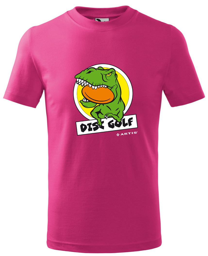 Dětské tričko Artis T-Rex - malinová 122 Dětské tričko Artis T-Rex - malinová 122