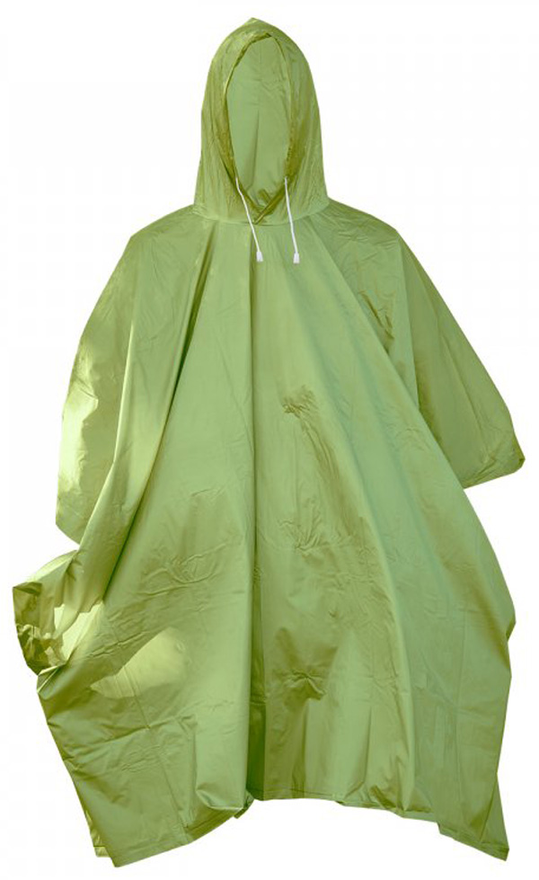 Pončo PVC zelené