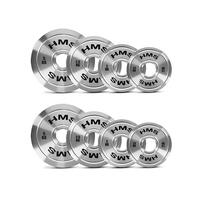 Sada ocelových olympijských kotoučů HMS TOS 2 x 1,5 - 5,0 kg (22 kg)