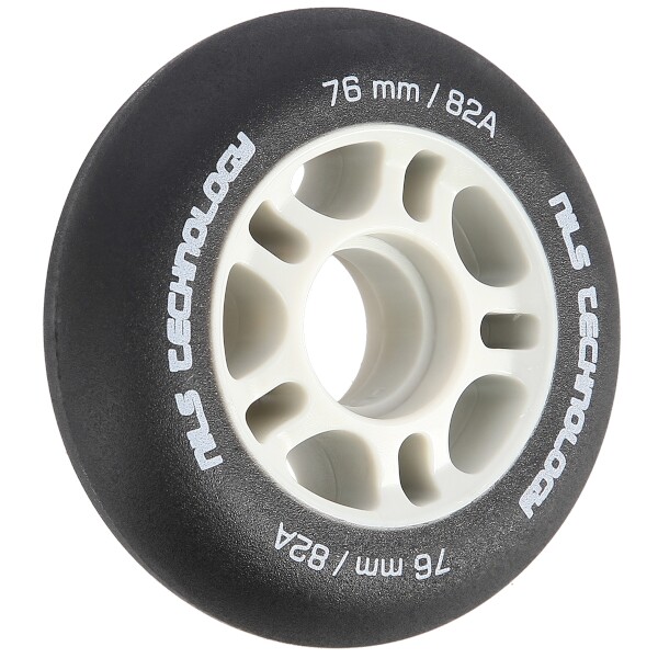 Matná kolečka NILS Extreme PU 76x24 82A, černá, 4 ks 2