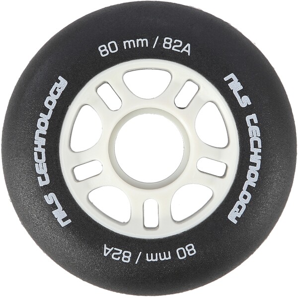 Matná kolečka NILS Extreme PU 80x24 82A, černá, 4 ks 3