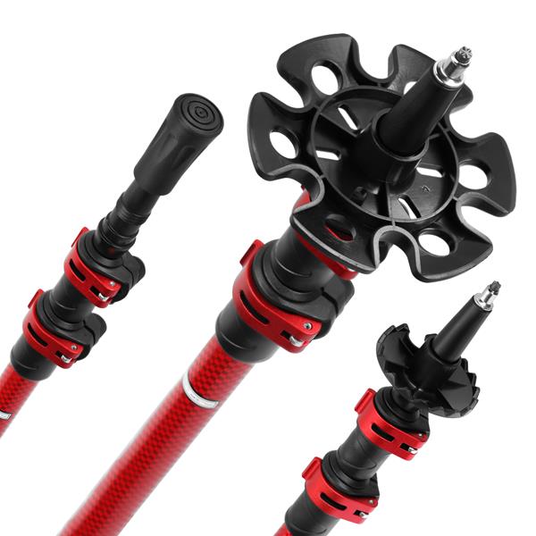 Trekingové hole NILS TK8601 červené 6