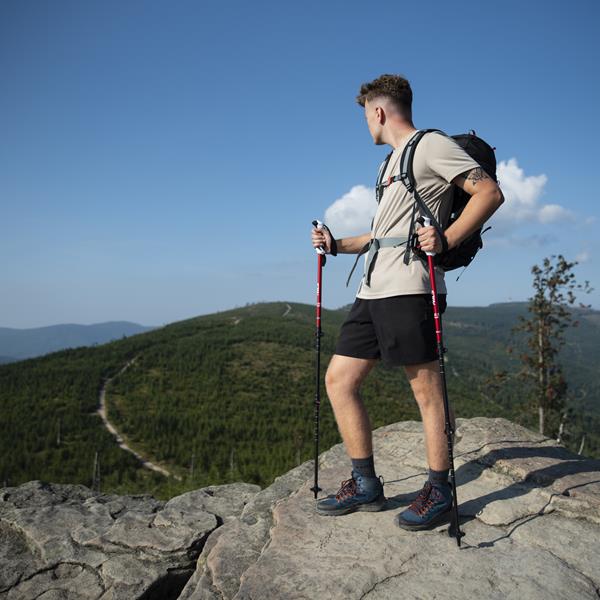 Trekingové hole NILS TK8601 červené 7