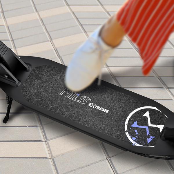 Koloběžka NILS Extreme HM124T s kotoučovou brzdou fialová 6