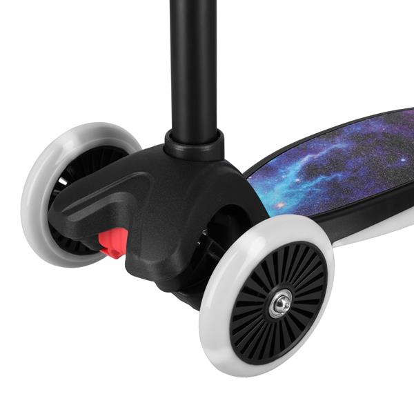 Dětská tříkolová koloběžka NILS Fun HLB1310 s LED černá 6