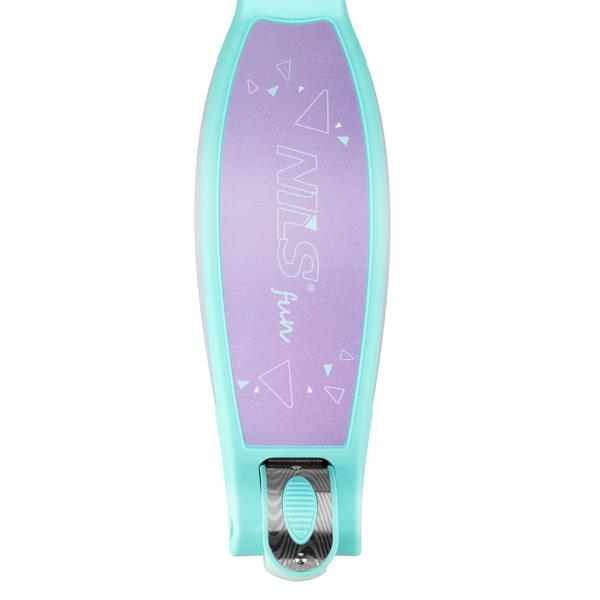 Dětská tříkolová koloběžka NILS Fun HLB1310 s LED fialová 8