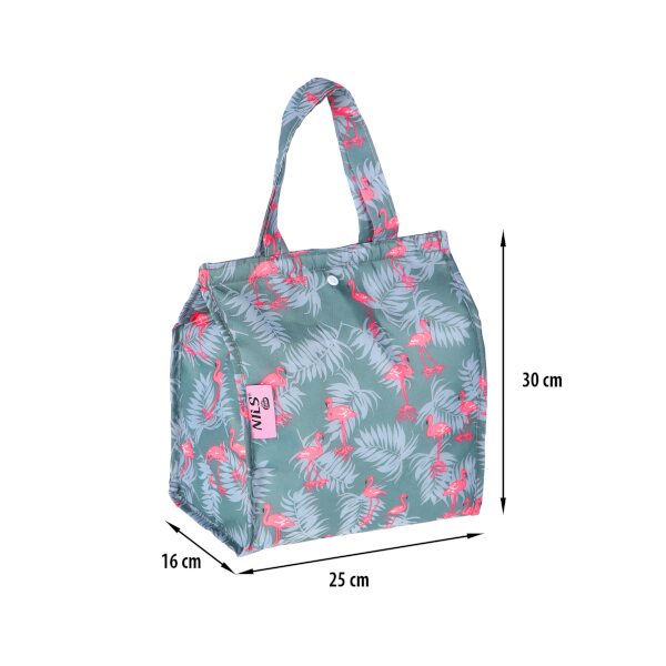 Chladící taška NILS Camp NC1730 5L s plameňáky 5