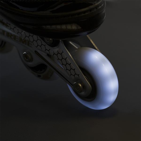 Svítící PU kolečka NILS EXTREME 70x24 (4ks) 3