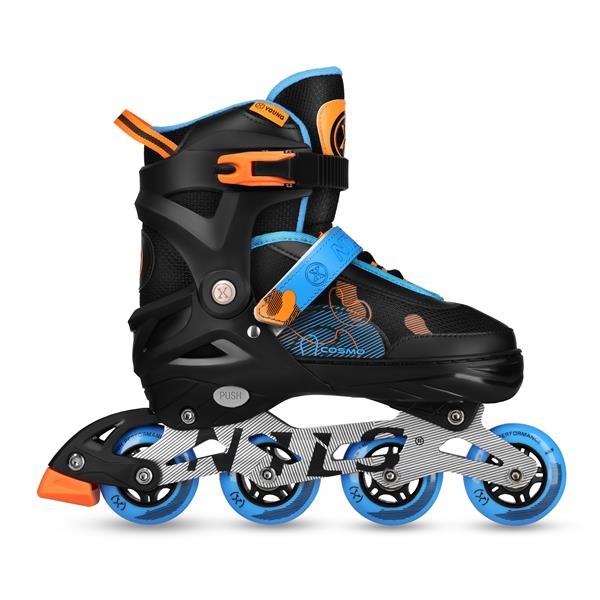 Kolečkové brusle NILS Extreme NA13808 modré 2