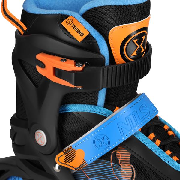 Kolečkové brusle NILS Extreme NA13808 modré 4